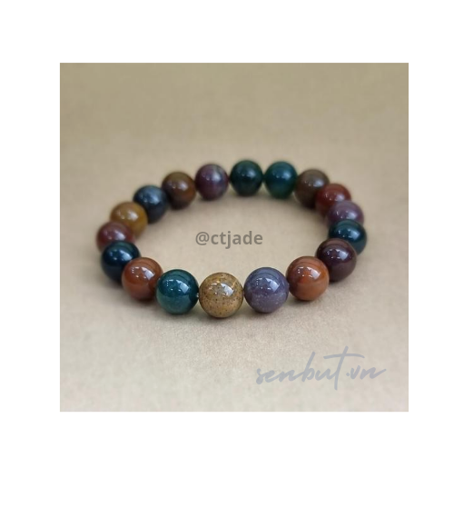 2209222 CTjade - Trang sức đá phong thủy hộ mệnh bình an, vòng chuỗi đá 100% đá thiên nhiên